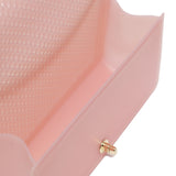 Borsa a mano da donna 100% Pvc FLAT M BALL-MAUVE + LIGHT GOLD Marc Ellis