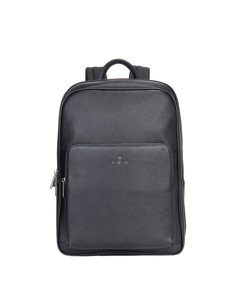 Zaino unisex in vera pelle Casual BC1299-NERO