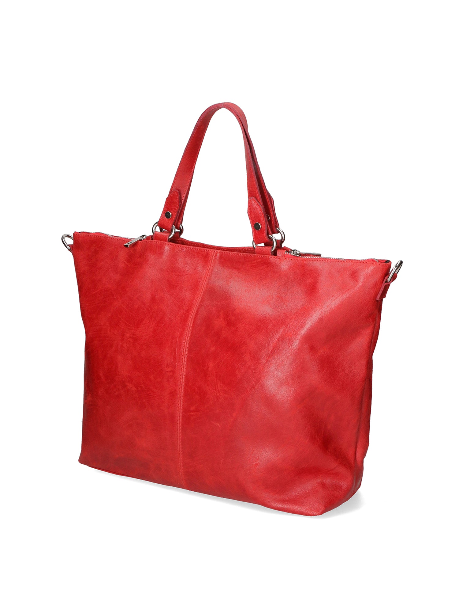 Elisamaria Borsa a spalla da donna Vera pelle 80055-ROSSO Gave Lux