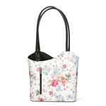 Elsa Borsa a spalla da donna Vera pelle 80056-D28 NERO BLACK Gave Lux