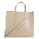 Borsa a mano da donna Vera pelle croco MYB-7004-SSCOCCO-C37 BEIGE BEIGE My Best Bag
