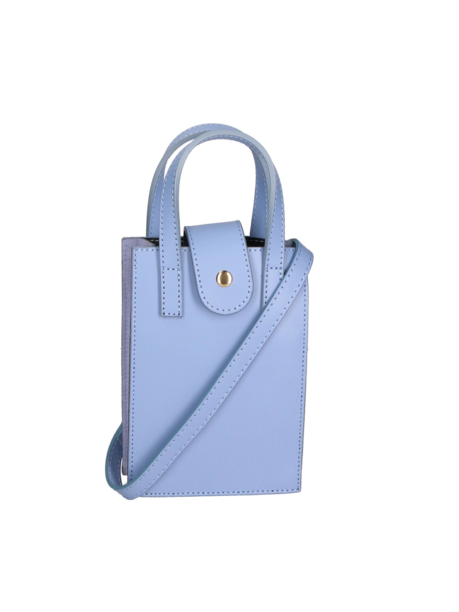 Giusi Borsa a mano da donna Vera pelle 05991-L220 AZZURRO+54 AZZURRO Gave Lux
