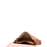Borsa a mano unisex in vera pelle Made in Italy 4017-MIELE Alessia Firenze