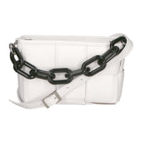 Aida Borsa a mano da donna Vera pelle 04722-BIANCO WHITE Gave Lux