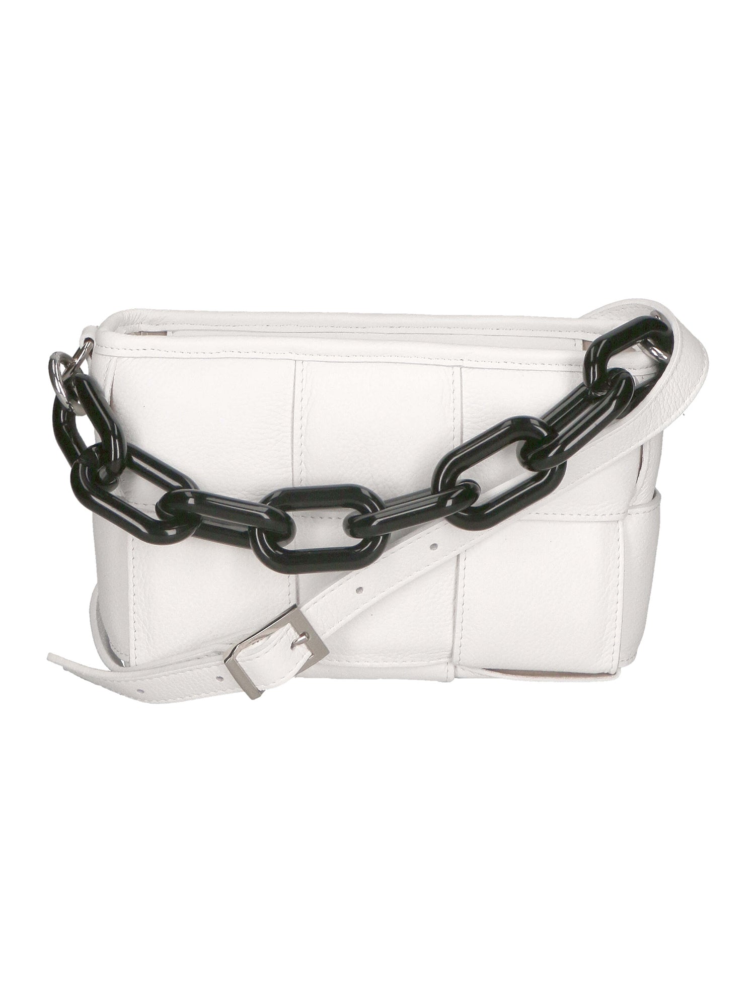 Aida Borsa a mano da donna Vera pelle 04722-BIANCO WHITE Gave Lux