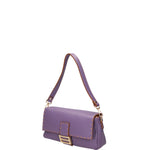 Wally Borsa a spalla da donna Vera pelle 06869-D87 VIOLET Gave Lux