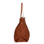 Agnese Borsa Shopper da donna Cotone e pelle 04649-D21 MARRONE BROWN Gave Lux