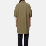 Vestito in Cotone Verde Militare