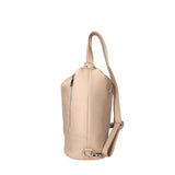 Anjelica women's shoulder bag convertible into a backpack in genuine leather, Made in Italy, 33x31x12 cm