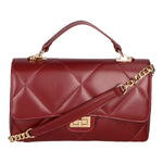 Vita Borsa a spalla da donna Vera pelle 06879-S10 RUBINO Gave Lux