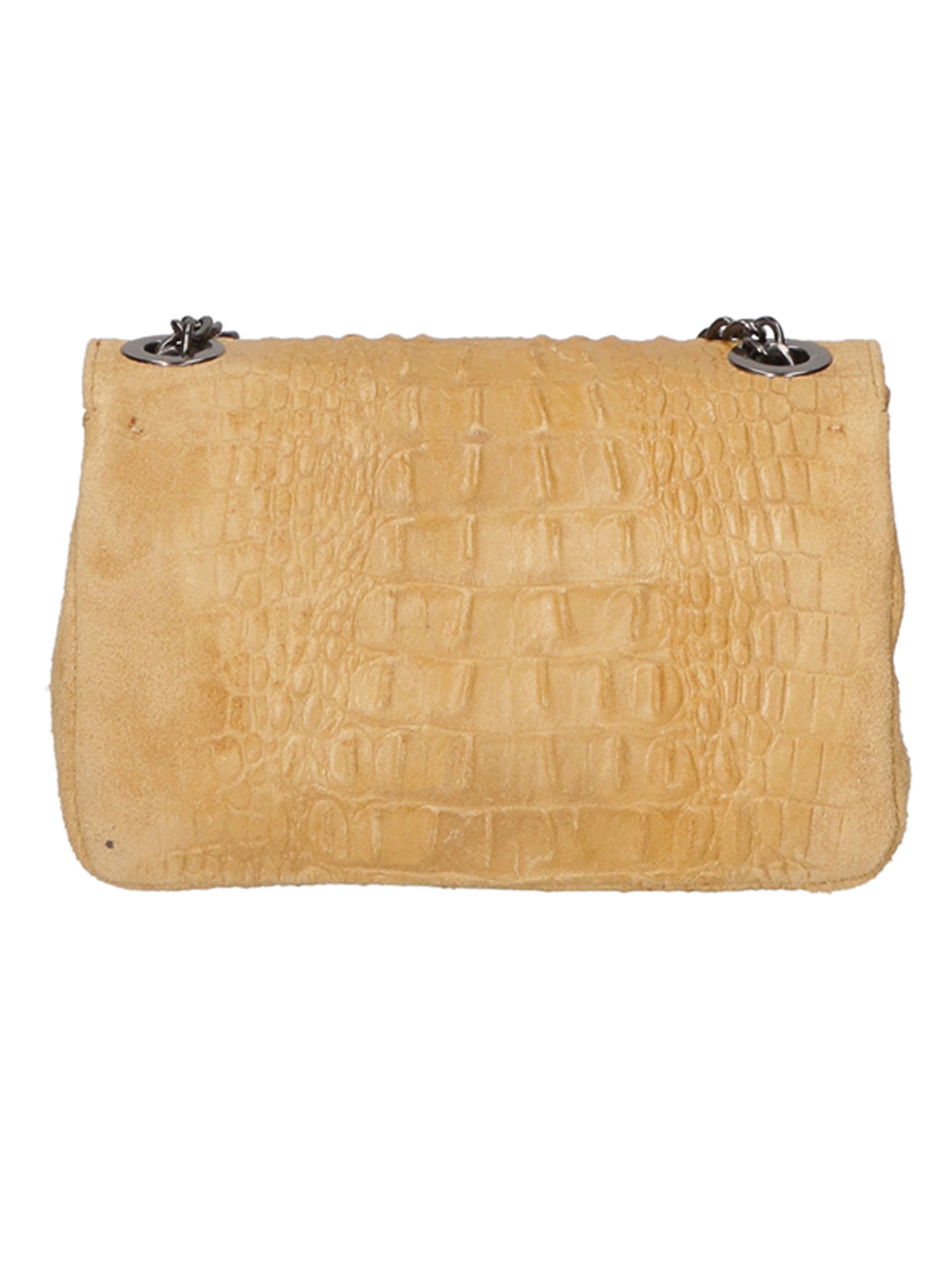 Camilla Borsa a tracolla da donna Pelle scamosciata croco 10029-CUOIO Gave Lux