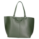 Beata Borsa a spalla da donna Vera pelle 05779-D14 VERDE SCURO Gave Lux