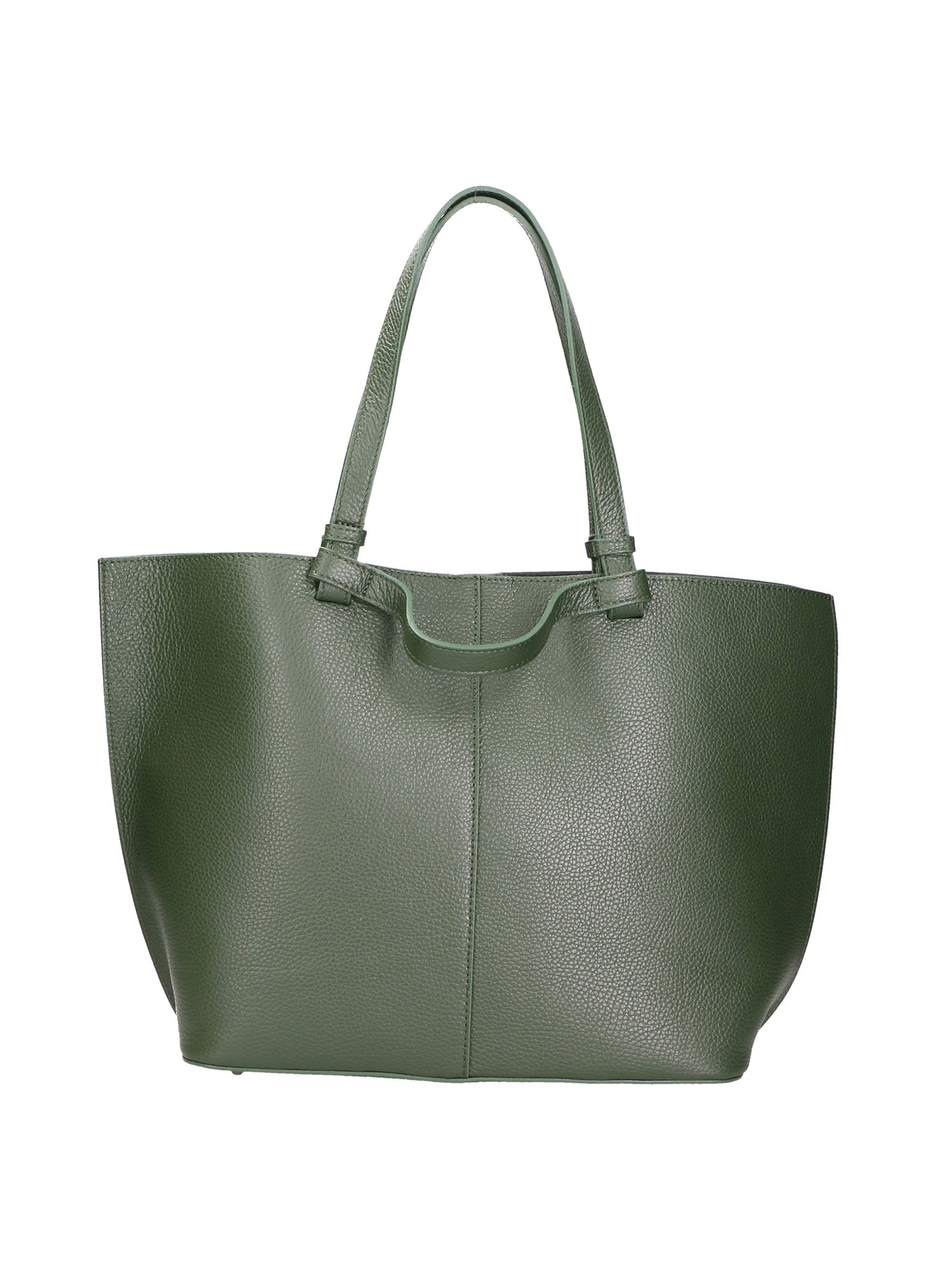 Beata Borsa a spalla da donna Vera pelle 05779-D14 VERDE SCURO Gave Lux