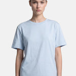 T-shirt in 84% Cotone 16% Elastan Blu