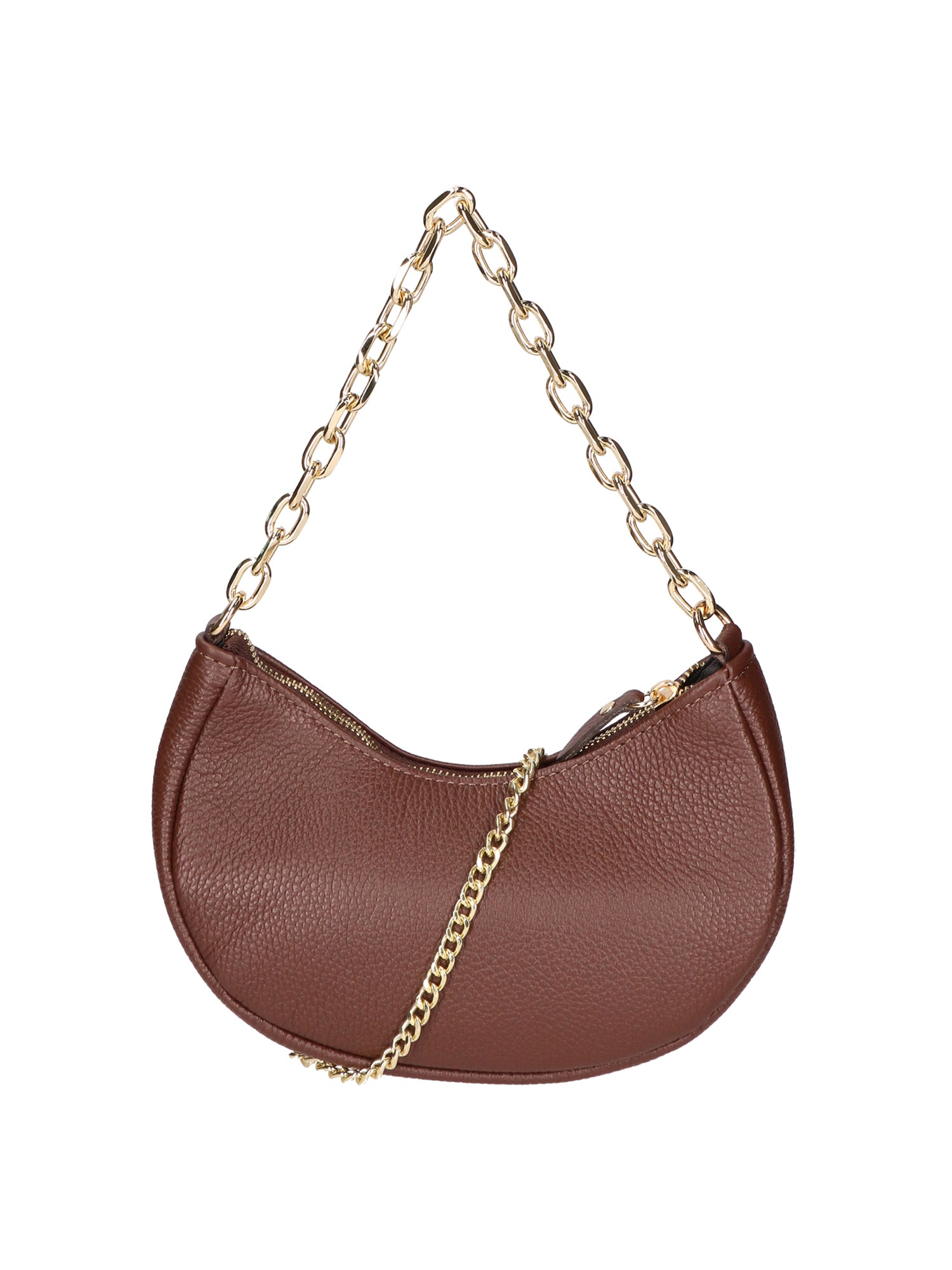 Loreta Borsa a spalla da donna Vera pelle 06511-D223 cioccolato Gave Lux