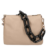 Borsa a spalla da donna Vera pelle italiana MYB-8020-FW-D05 CAPPUCCINO My Best Bag