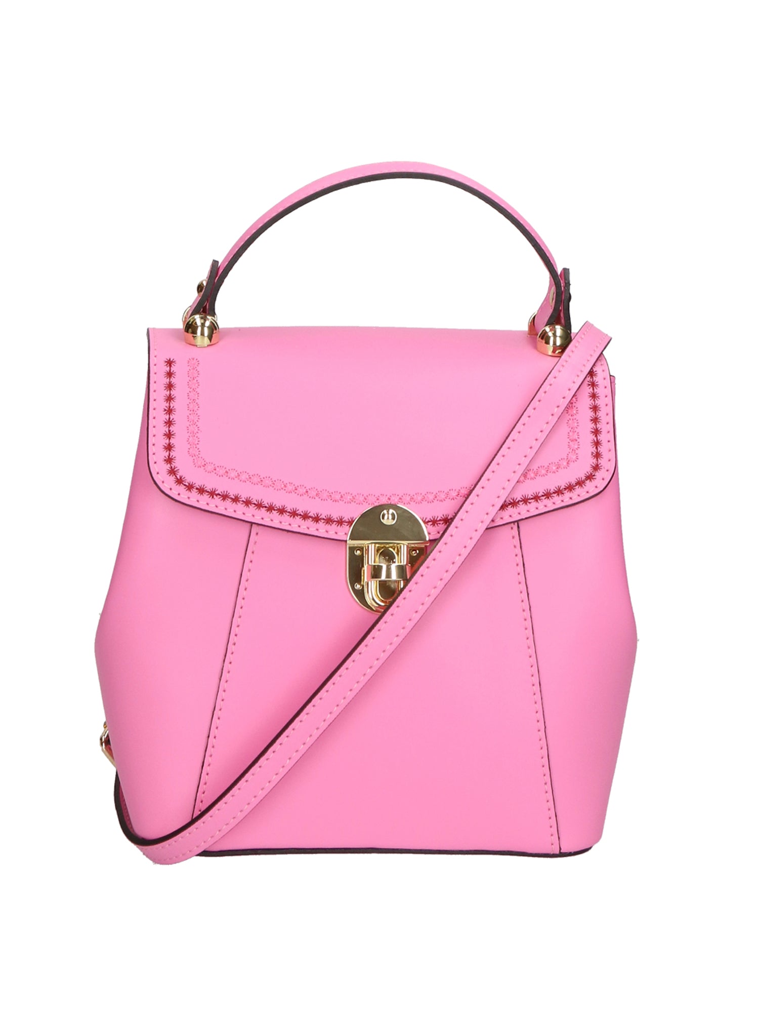Giuditta Borsa a mano da donna 100% pelle 05937-L213 PINK Gave Lux