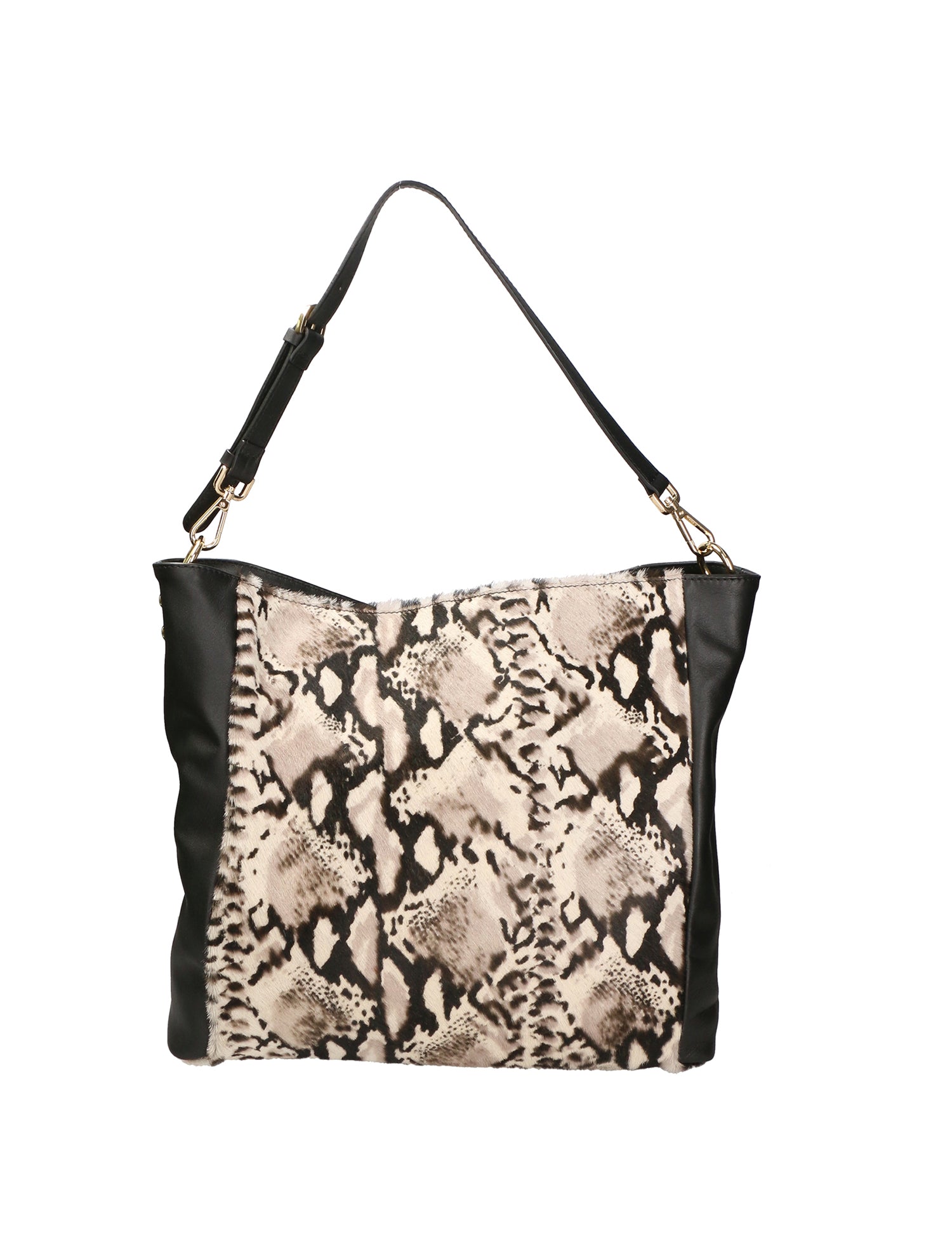 Asia Borsa a spalla da donna Vera pelle 05475-PITONE BIANCO 008 Gave Lux