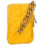 Anastasia Borsa a spalla da donna Vera pelle 05304-S04 GIALLO Gave Lux