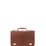 Borsa a mano unisex in vera pelle Made in Italy 4512-MARRONE Alessia Firenze