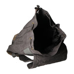 Mavi’ ZG3013-NERO BLACK Zaino unisex in canvas e vera pelle Gave Lux