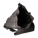Mavi’ ZG3013-NERO BLACK Zaino unisex in canvas e vera pelle Gave Lux