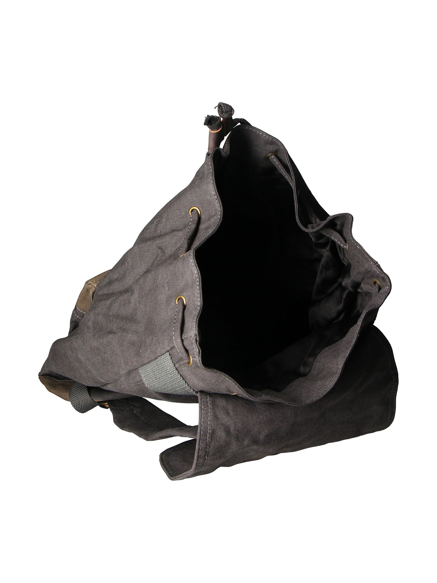 Mavi’ ZG3013-NERO BLACK Zaino unisex in canvas e vera pelle Gave Lux