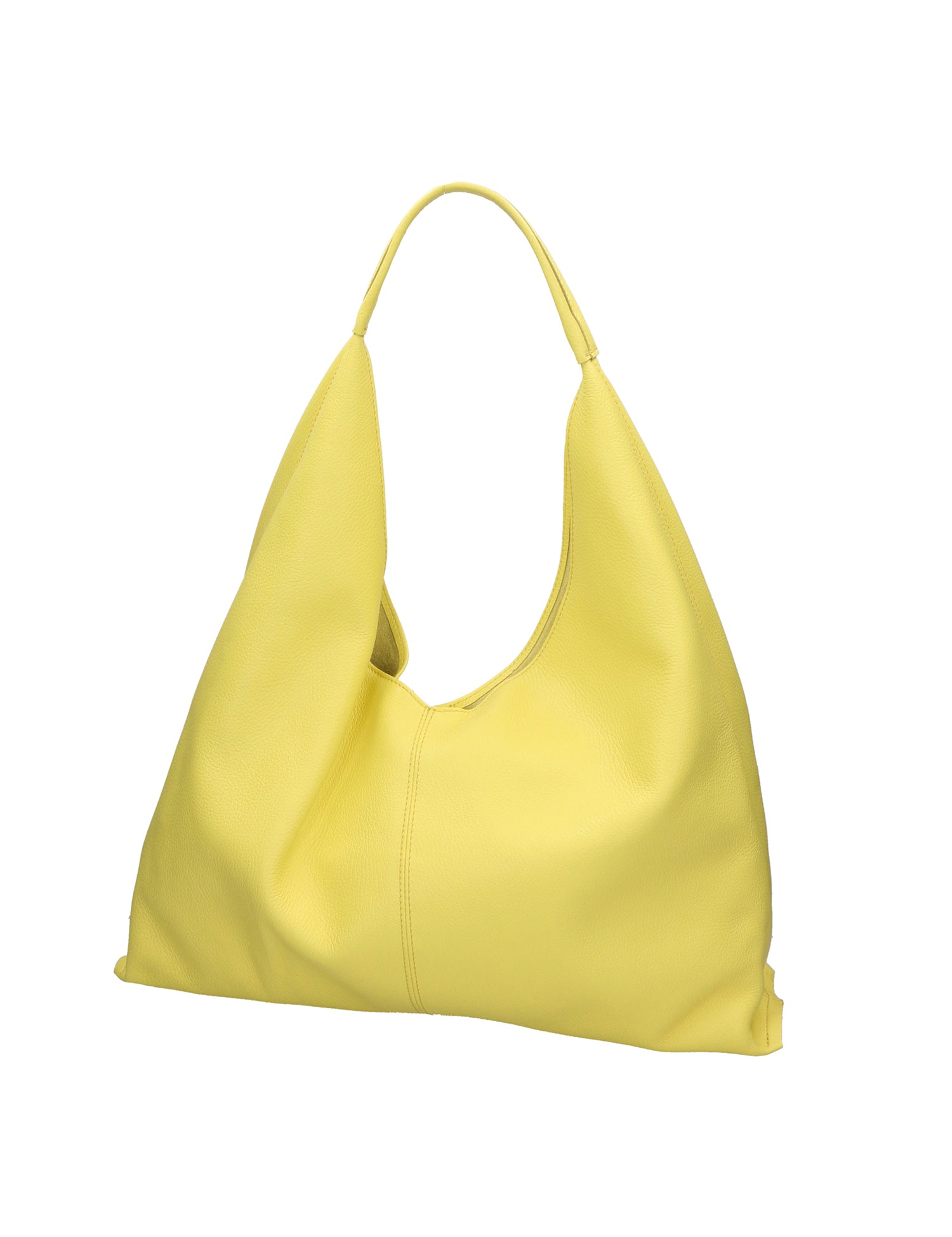 Ginger Borsa a spalla da donna Vera pelle 05788-D84 LIMONE Gave Lux