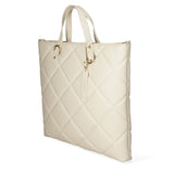 Borsa a mano da donna 100% pelle MYB-8042-FW-S37 LATTE My Best Bag