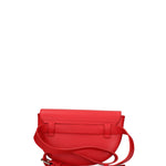 Marsupio da donna in vera pelle Made in Italy 07218-D58 ROSSO FUOCO Roberta Rossi