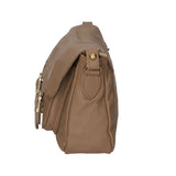 Beatriz Borsa a tracolla da donna Vera pelle 10006-TAUPE Gave Lux