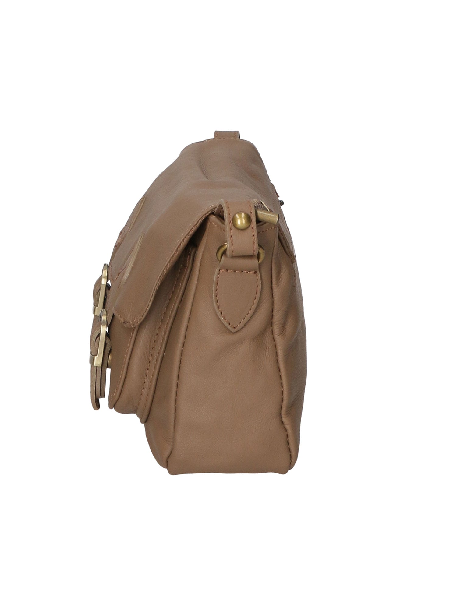 Beatriz Borsa a tracolla da donna Vera pelle 10006-TAUPE Gave Lux