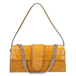 Alba Borsa a spalla da donna Vera pelle 04734-B44 CUOIO Gave Lux