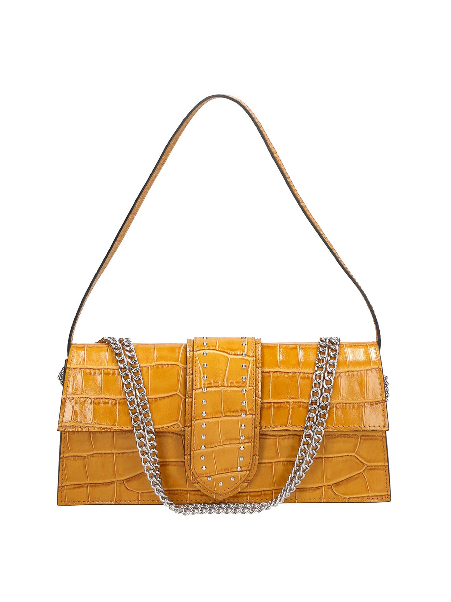 Alba Borsa a spalla da donna Vera pelle 04734-B44 CUOIO Gave Lux