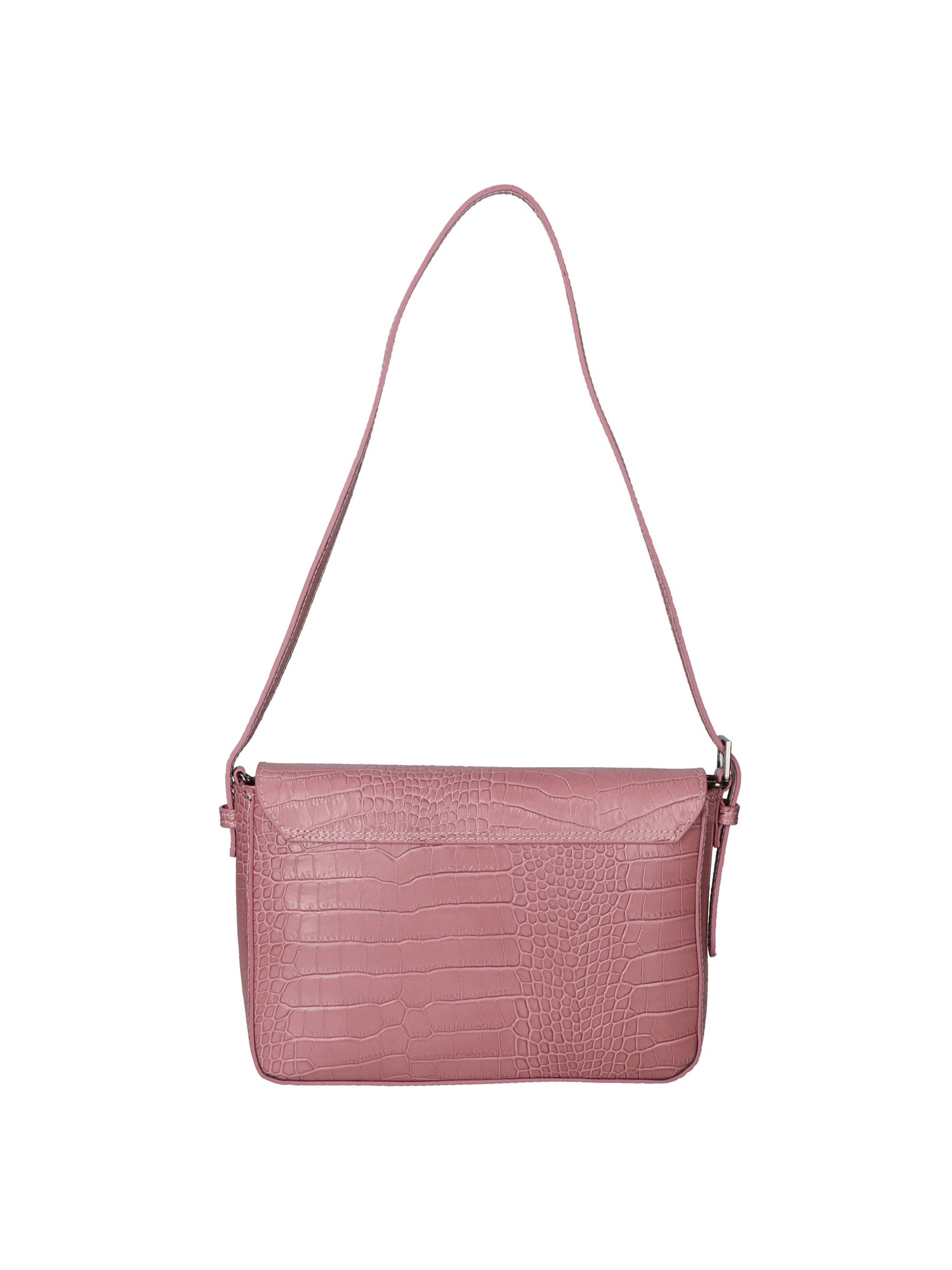 Azzurra Borsa a spalla da donna Vera pelle croco 05699- C73 ROSA ANTICO Gave Lux