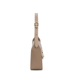 Borsa a Spalla in 100% Pu Vegan Leather Cammello