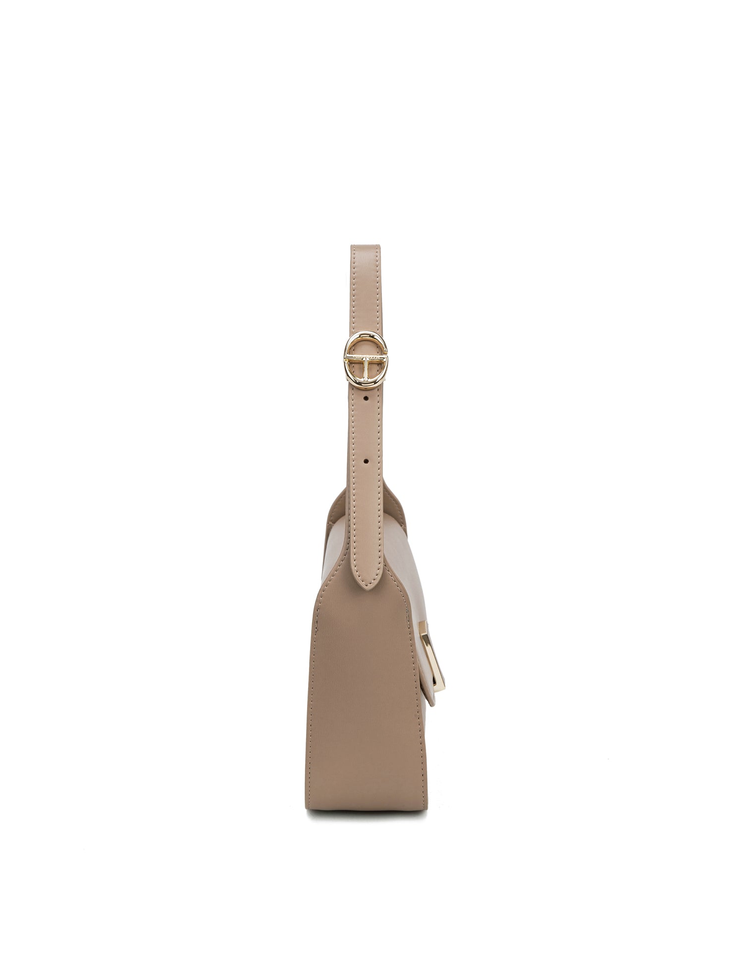 Borsa a Spalla in 100% Pu Vegan Leather Cammello