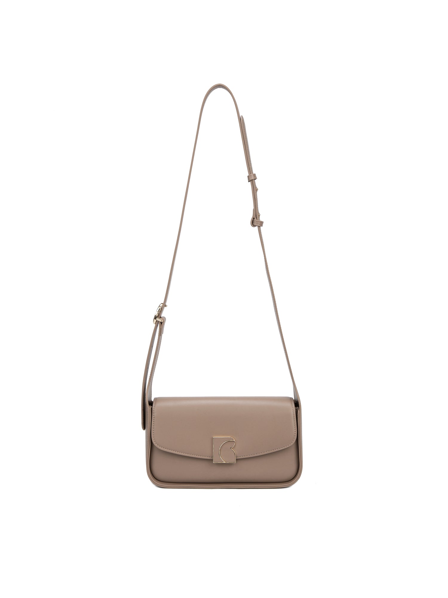 Borsa a Spalla in 100% Pu Vegan Leather Cammello