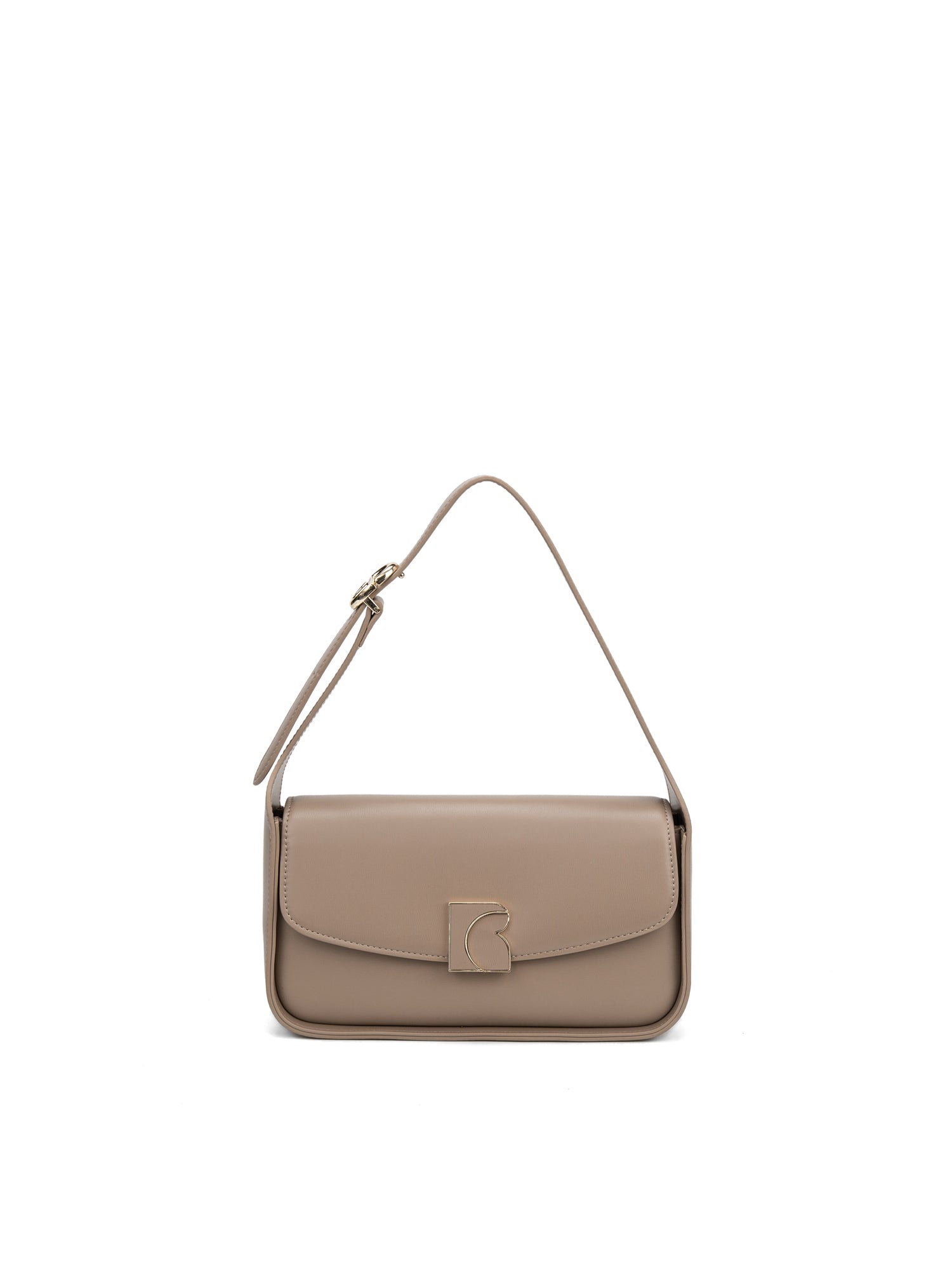 Borsa a Spalla in 100% Pu Vegan Leather Cammello