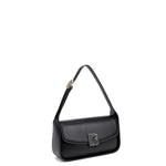Borsa a Spalla in 100% Pu Vegan Leather Nero