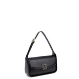 Borsa a Spalla in 100% Pu Vegan Leather Nero