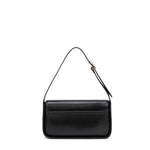 Borsa a Spalla in 100% Pu Vegan Leather Nero