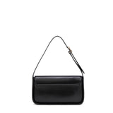 Borsa a Spalla in 100% Pu Vegan Leather Nero