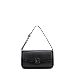 Borsa a Spalla in 100% Pu Vegan Leather Nero