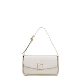 Borsa a Spalla in 100% Pu Vegan Leather Beige
