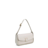 Borsa a Spalla in 100% Pu Vegan Leather Beige