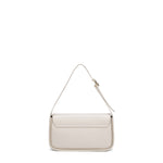 Borsa a Spalla in 100% Pu Vegan Leather Beige