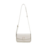Borsa a Spalla in 100% Pu Vegan Leather Beige