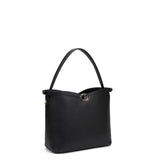 Borsa a Spalla in 100% Pu Vegan Leather Nero