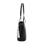 Borsa a Spalla in 100% Pu Vegan Leather Nero
